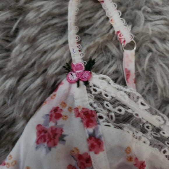 Intimately Free People Heart Desire‎ Bodysuit Dress True Ivory Combo Women's XL - Picture 6 of 12